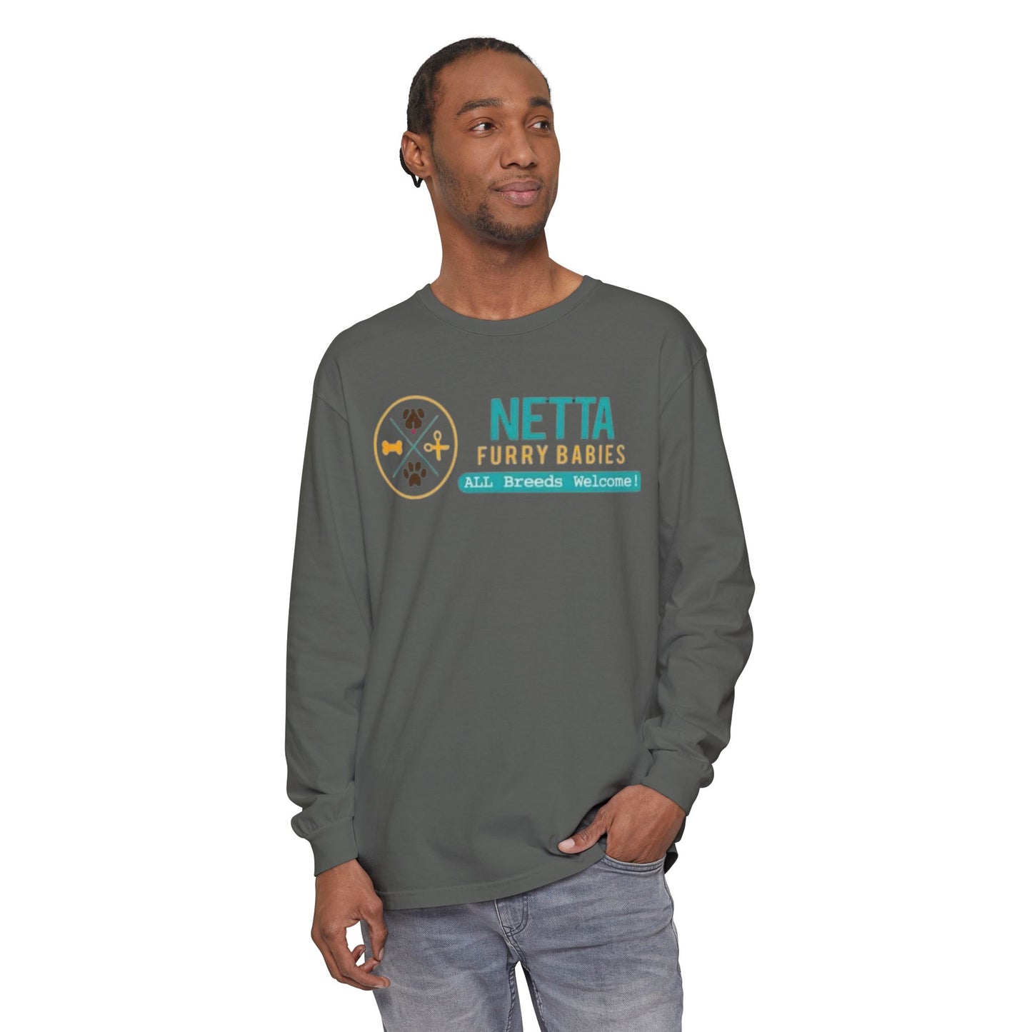 Unisex Garment-dyed Long Sleeve T-Shirt