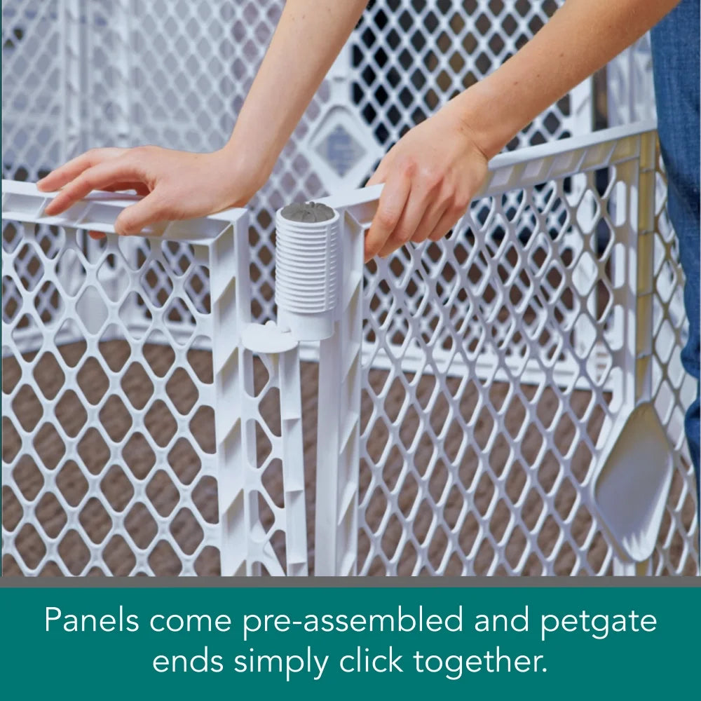 North States Petyard Passage Yard for Pets, Gray Plastic