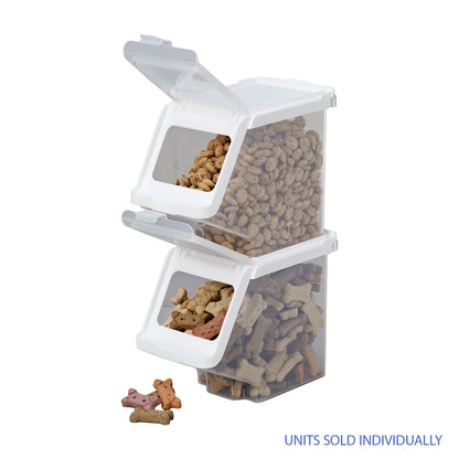 Stackable Treat Bin for Dogs, Cats, and All Pets
