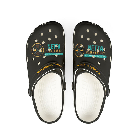 Netta Furry Babies-  Rubber Shoes (AOP)