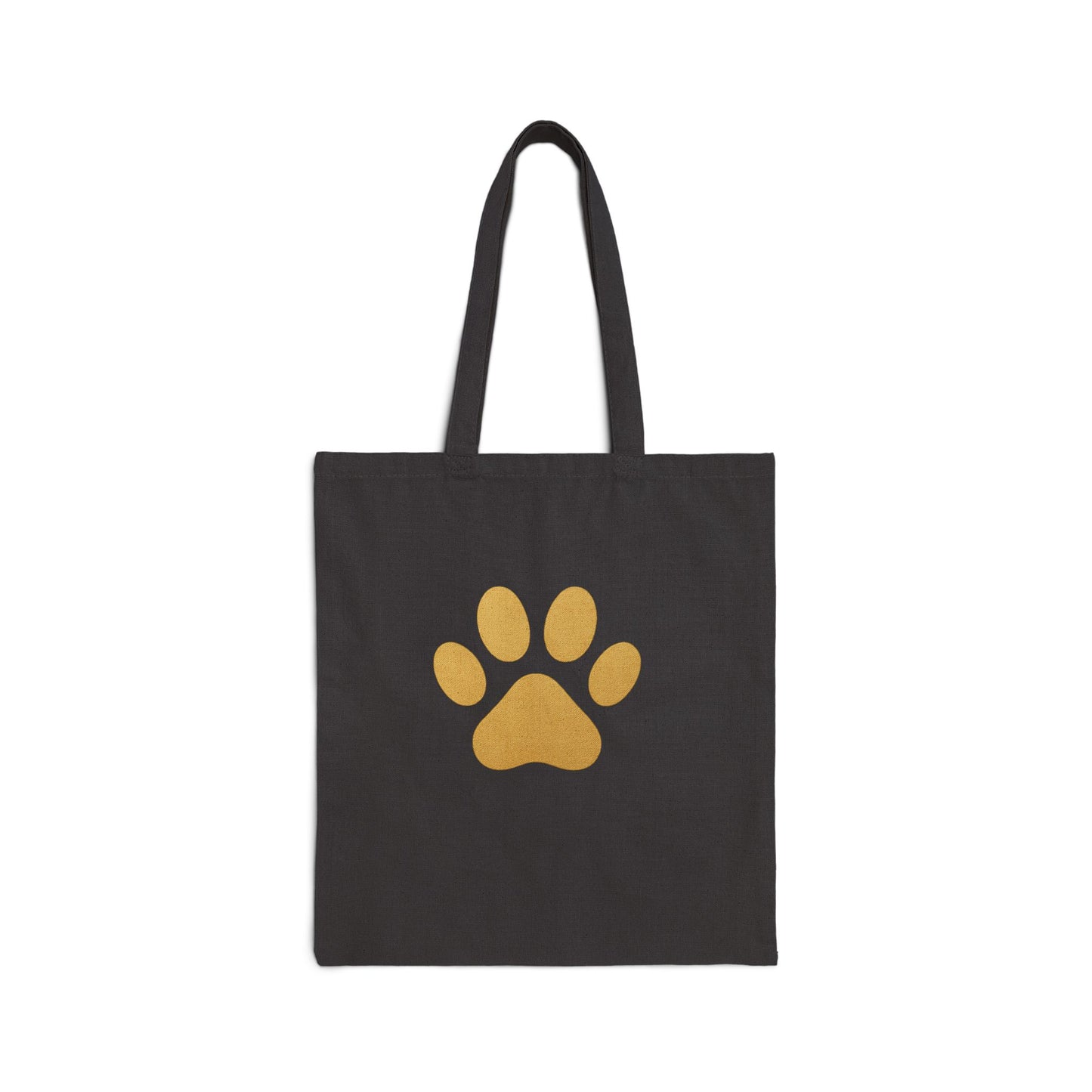 Paw Print Cotton Canvas Tote Bag, Eco-Friendly Bag, Pet Lover Gift, Reusable Shopping Bag, Animal Rescue Fundraiser, Stylish Tote