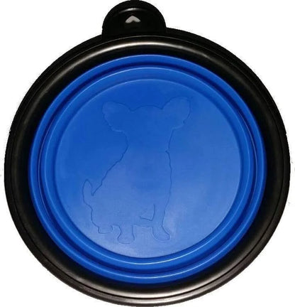 2 Pack XL 34Oz Collapsible Travel Bowls for Larger Pets