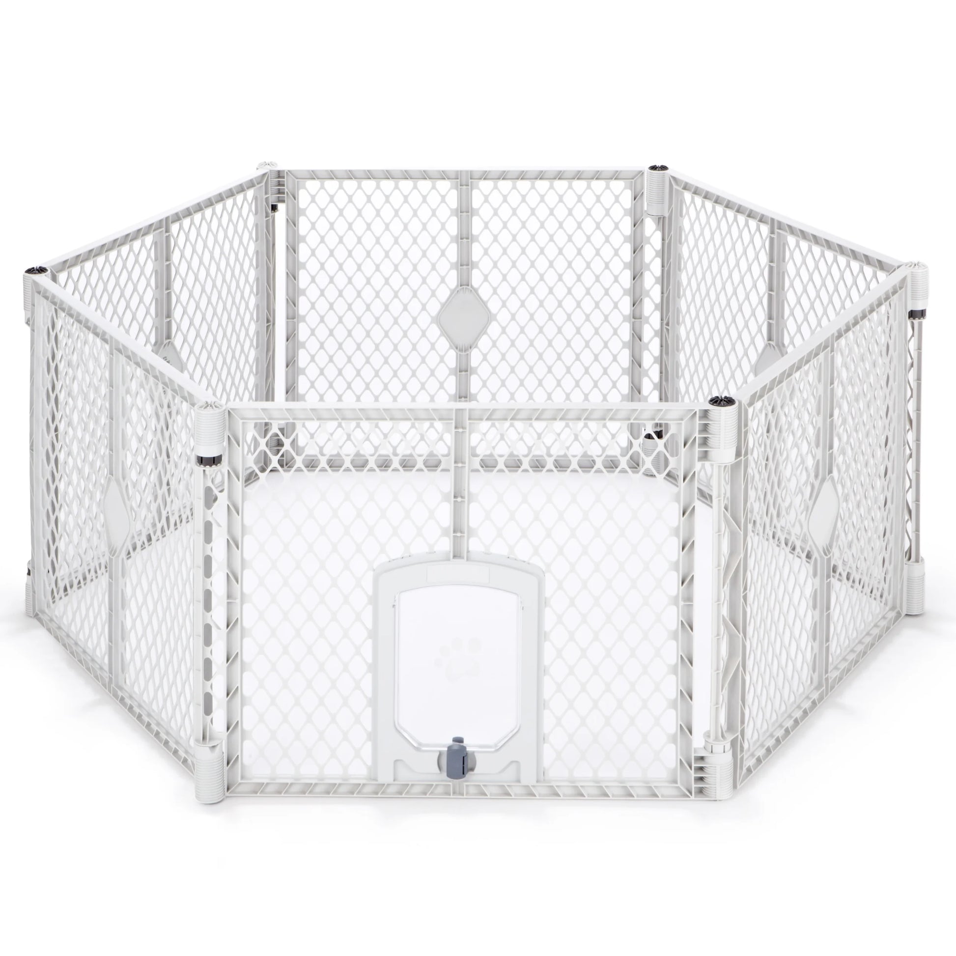 North States  Petyard Passage Yard for Pets, Gray Plastic