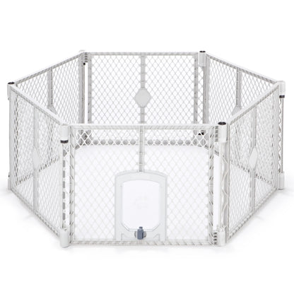 North States  Petyard Passage Yard for Pets, Gray Plastic