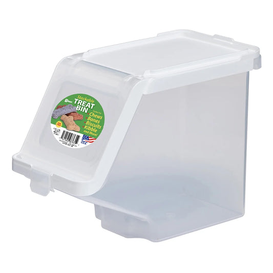 Stackable Treat Bin for Dogs, Cats, and All Pets